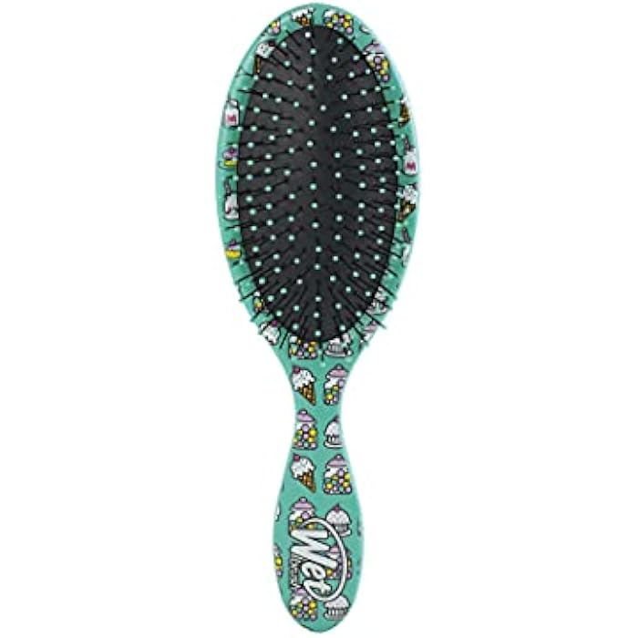 Wet Brush Original Hello Kitty Detangling Brush, Bubble Gum, All Hair Types, Ultra-Soft Intelliflex Bristles Glide Through Tangles with Ease, Blue - Image 1